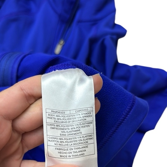 Nike Fit Dry Zip Up Size Small Dark Blue - Picture 5 of 5